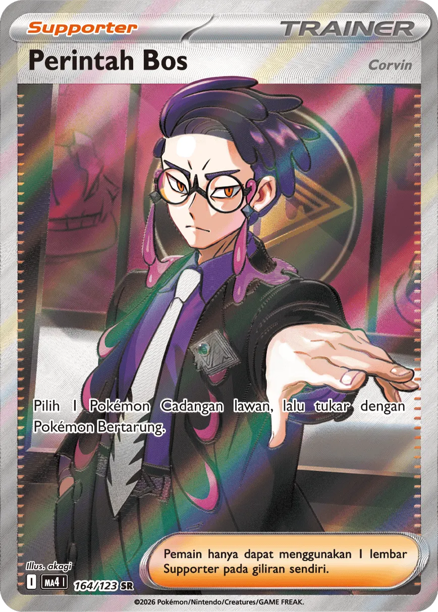 Boss's Orders 164/123 — Void Blast (Indonesian Pokémon TCG card)