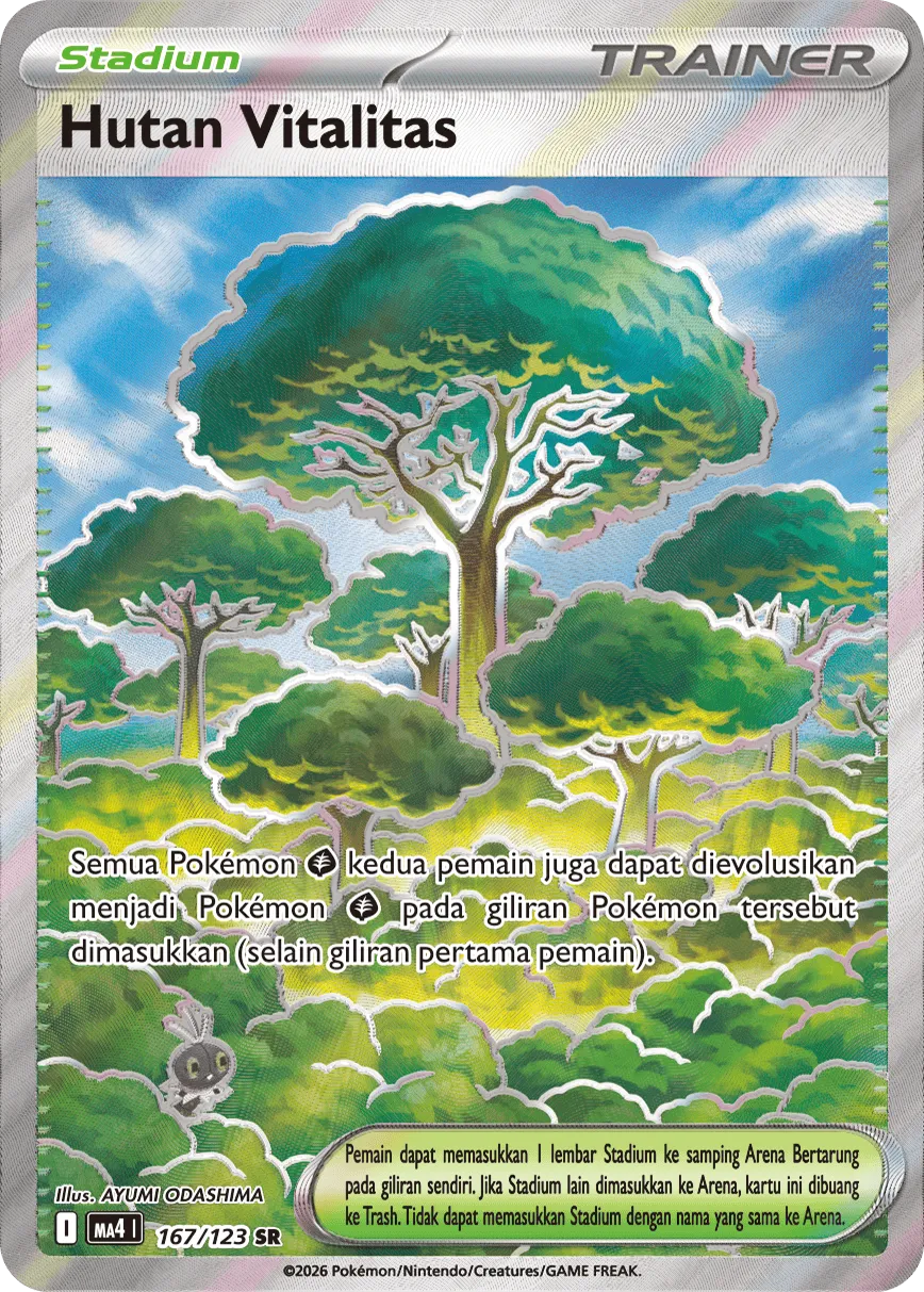 Forest of Vitality 167/123 — Void Blast (Indonesian Pokémon TCG card)