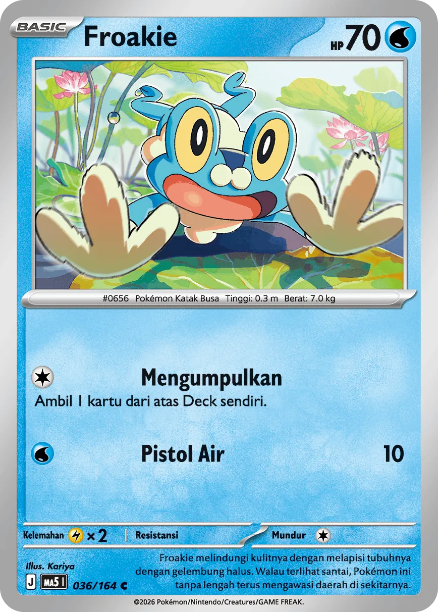 Froakie 036 — Ancaman Bayangan (Indonesian Pokémon TCG card)