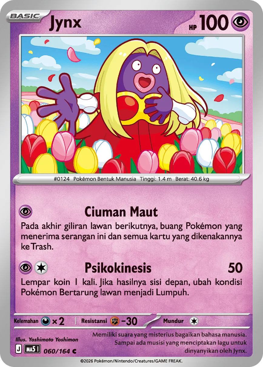 Jynx 060 — Ancaman Bayangan (Indonesian Pokémon TCG card)