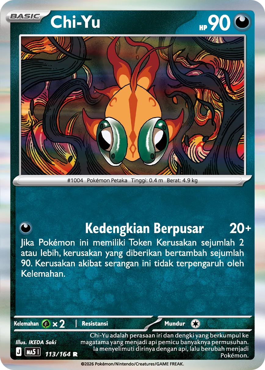 Chi-Yu 113 — Ancaman Bayangan (Indonesian Pokémon TCG card)