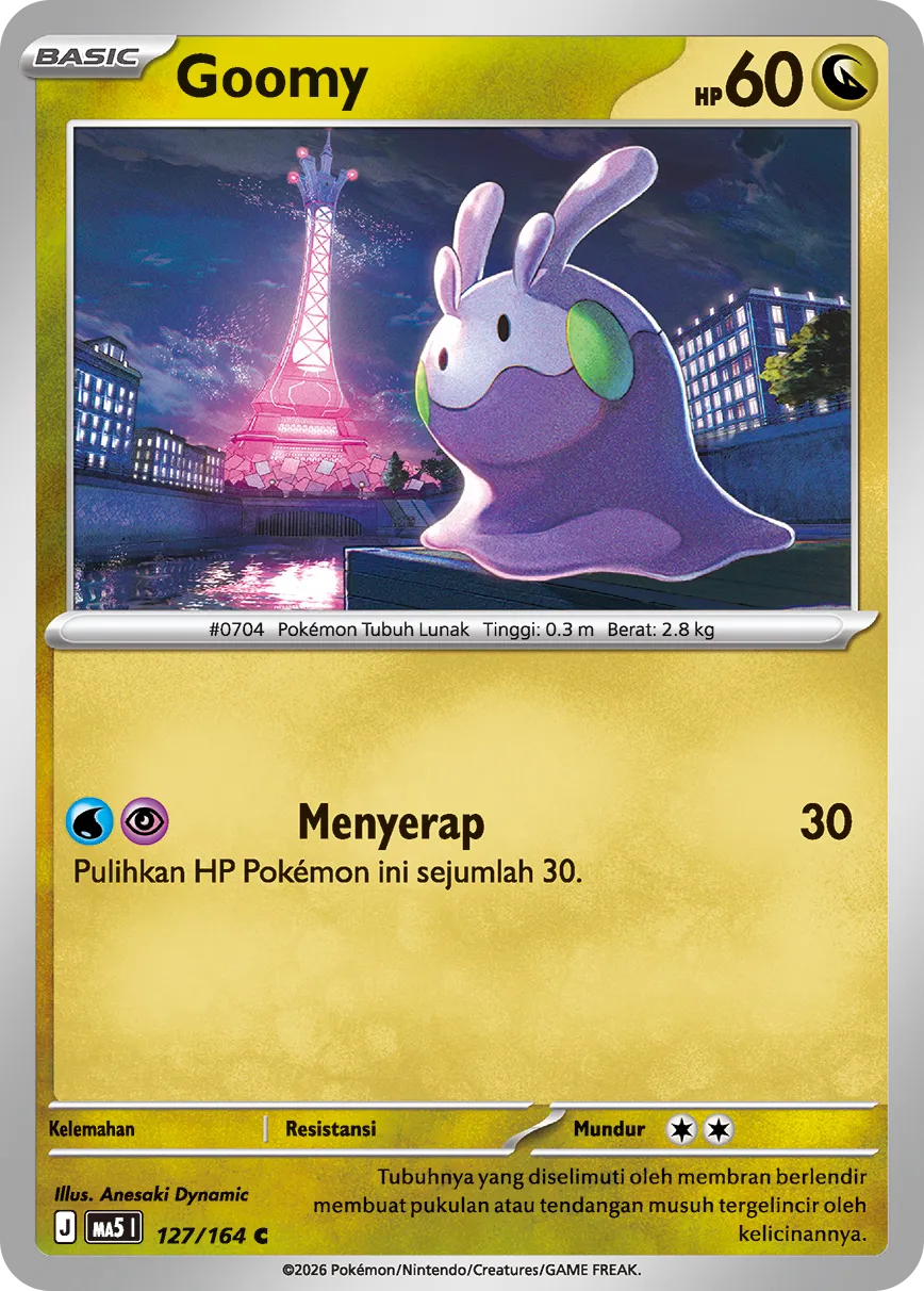 Goomy 127 — Ancaman Bayangan (Indonesian Pokémon TCG card)