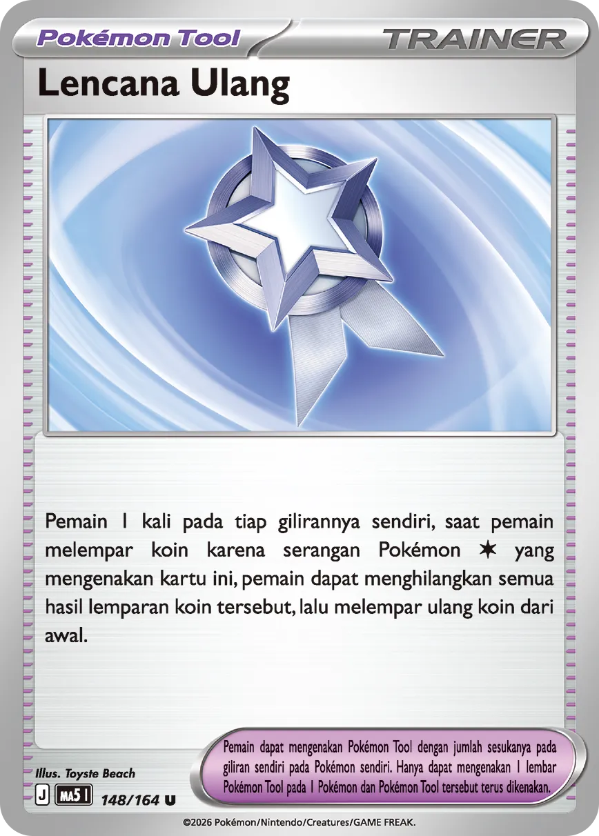 Retry Badge 148 — Ancaman Bayangan (Indonesian Pokémon TCG card)