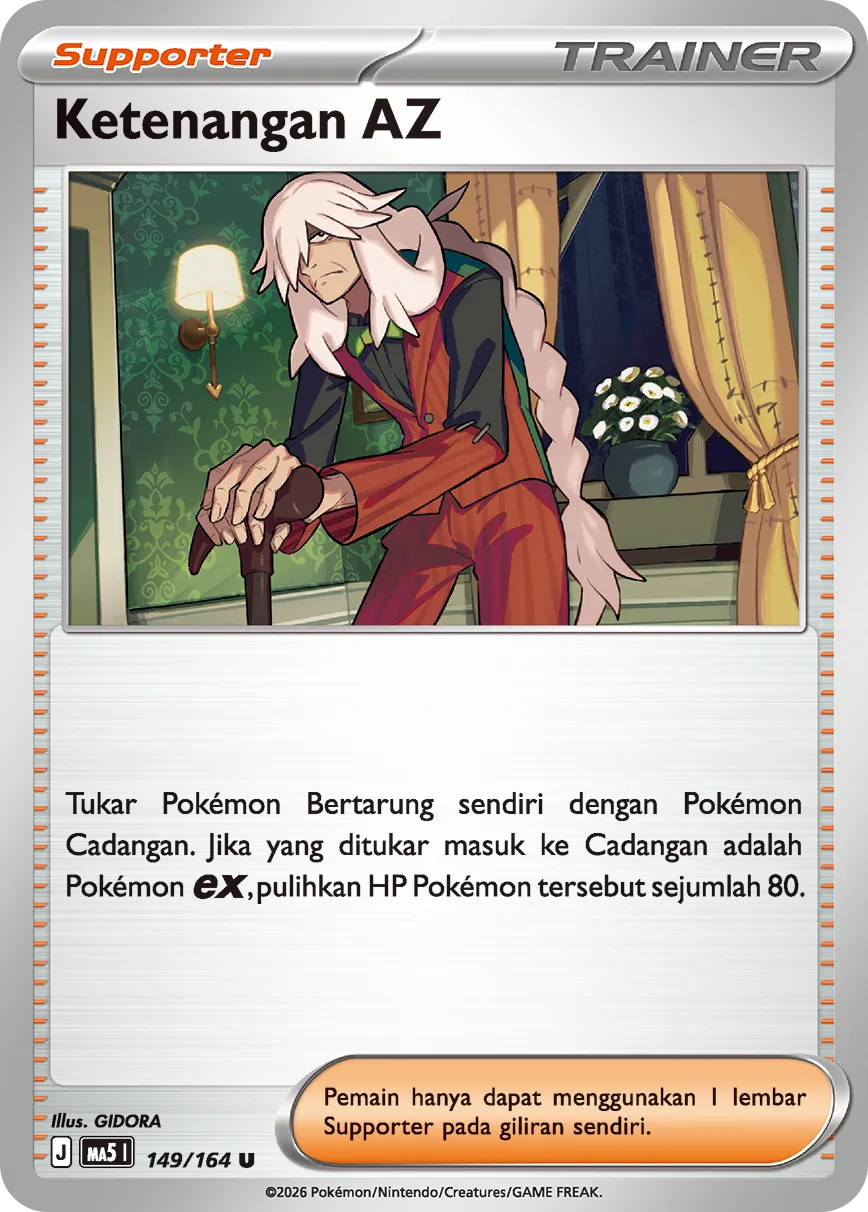 AZ's Tranquility 149 — Ancaman Bayangan (Indonesian Pokémon TCG card)
