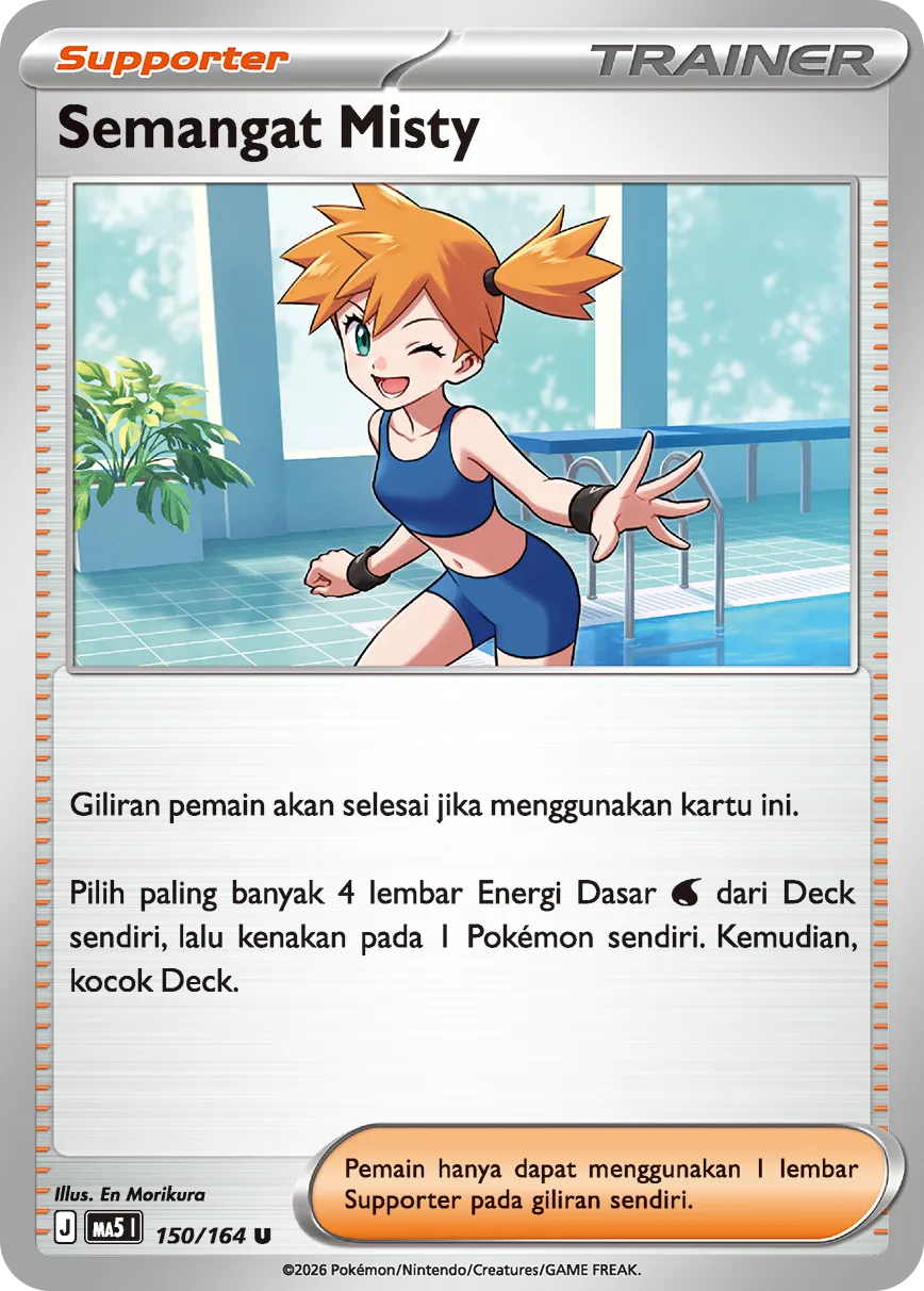 Misty's Energy 150 — Ancaman Bayangan (Indonesian Pokémon TCG card)