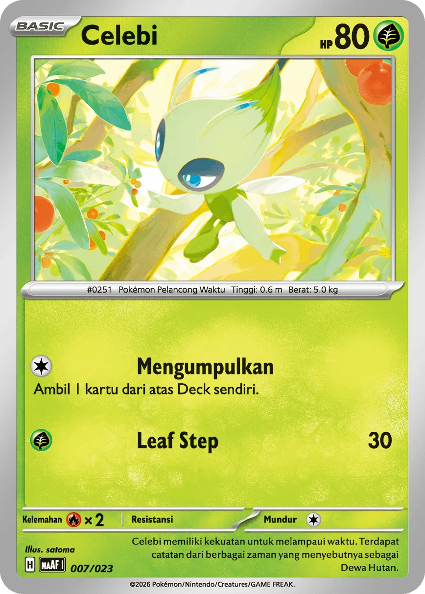 Celebi 007 — Mega Venusaur ex Starter Deck (Indonesian Pokémon TCG card)
