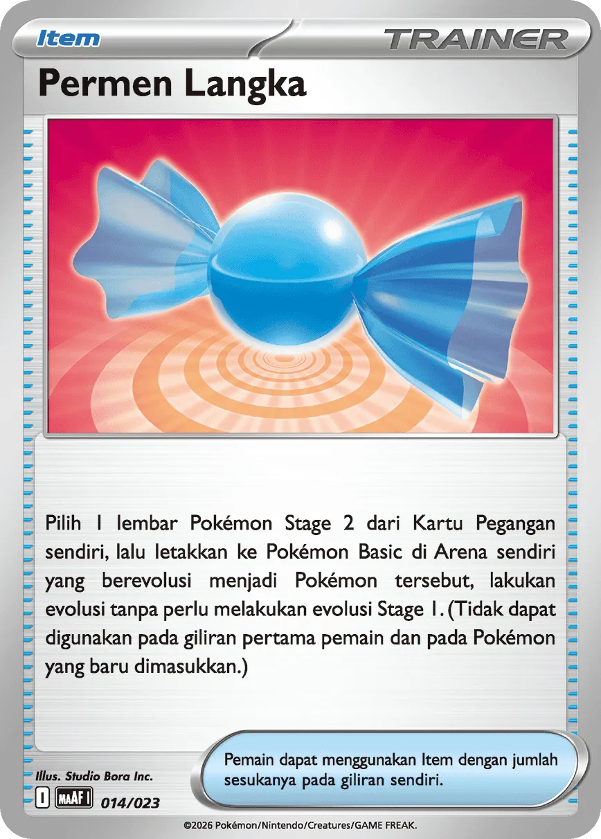 Rare Candy 014 — Mega Venusaur ex Starter Deck (Indonesian Pokémon TCG card)
