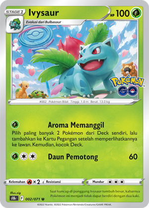 S10B #002 002 — Pokémon GO (Indonesian Pokémon TCG card)