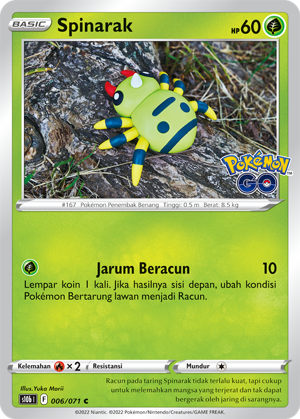 S10B #006 006 — Pokémon GO (Indonesian Pokémon TCG card)