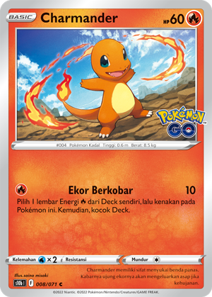 S10B #008 008 — Pokémon GO (Indonesian Pokémon TCG card)
