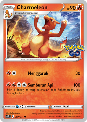 S10B #009 009 — Pokémon GO (Indonesian Pokémon TCG card)