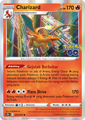 S10B #010 010 — Pokémon GO (Indonesian Pokémon TCG card)