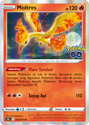 S10B #012 012 — Pokémon GO (Indonesian Pokémon TCG card)