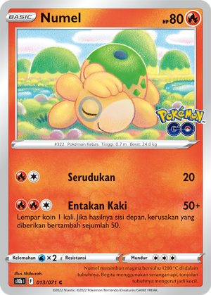 S10B #013 013 — Pokémon GO (Indonesian Pokémon TCG card)