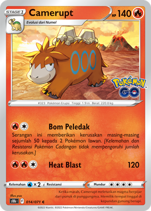 S10B #014 014 — Pokémon GO (Indonesian Pokémon TCG card)