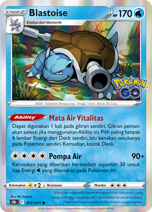 S10B #017 017 — Pokémon GO (Indonesian Pokémon TCG card)