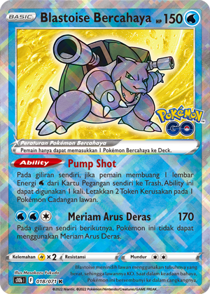 S10B #018 018 — Pokémon GO (Indonesian Pokémon TCG card)