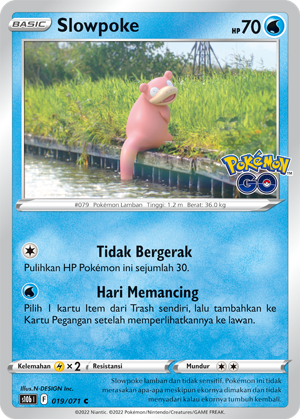 S10B #019 019 — Pokémon GO (Indonesian Pokémon TCG card)