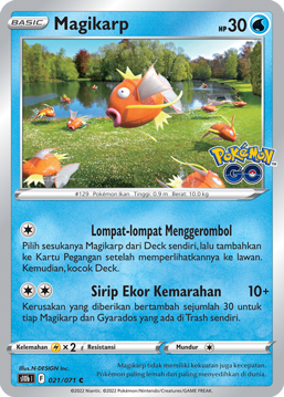 S10B #021 021 — Pokémon GO (Indonesian Pokémon TCG card)