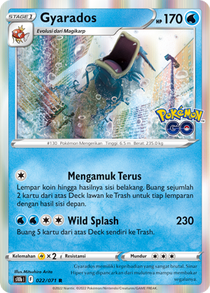 S10B #022 022 — Pokémon GO (Indonesian Pokémon TCG card)