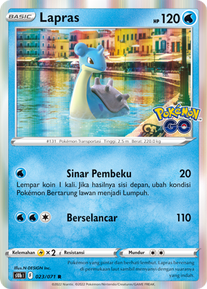 S10B #023 023 — Pokémon GO (Indonesian Pokémon TCG card)