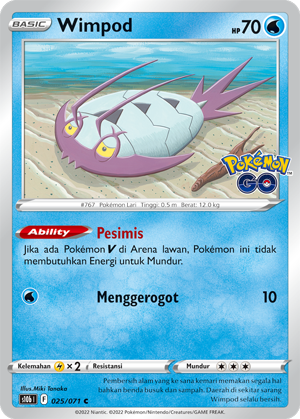 S10B #025 025 — Pokémon GO (Indonesian Pokémon TCG card)