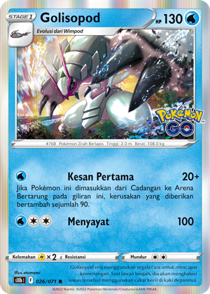S10B #026 026 — Pokémon GO (Indonesian Pokémon TCG card)
