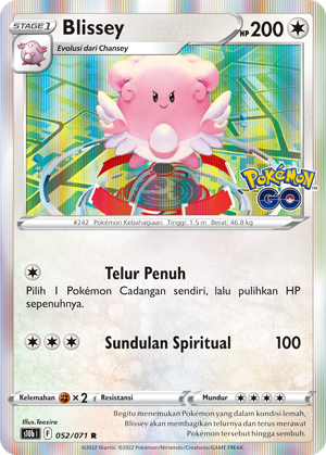 S10B #052 052 — Pokémon GO (Indonesian Pokémon TCG card)