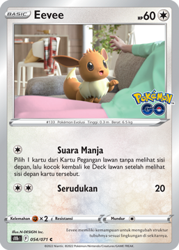 S10B #054 054 — Pokémon GO (Indonesian Pokémon TCG card)