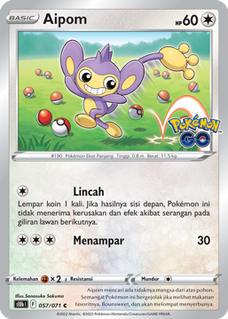 S10B #057 057 — Pokémon GO (Indonesian Pokémon TCG card)