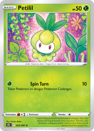 S10D #005 005 — Pengamat Waktu (Indonesian Pokémon TCG card)