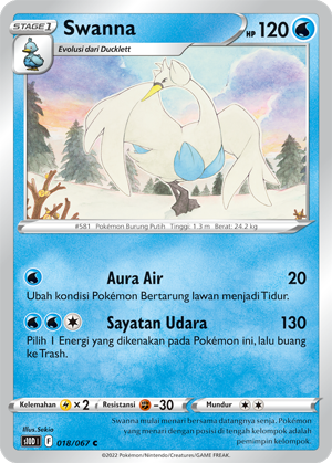 S10D #018 018 — Pengamat Waktu (Indonesian Pokémon TCG card)