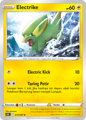S10D #019 019 — Pengamat Waktu (Indonesian Pokémon TCG card)