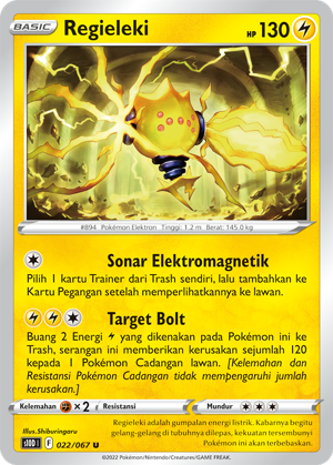 S10D #022 022 — Pengamat Waktu (Indonesian Pokémon TCG card)
