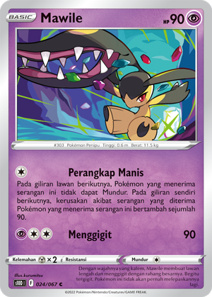 S10D #024 024 — Pengamat Waktu (Indonesian Pokémon TCG card)