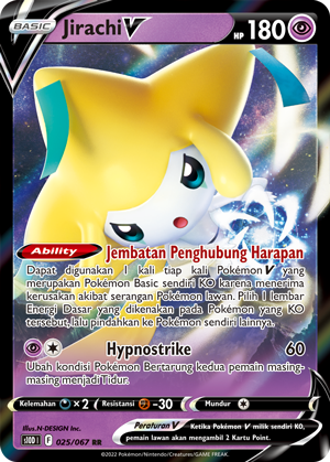 S10D #025 025 — Pengamat Waktu (Indonesian Pokémon TCG card)