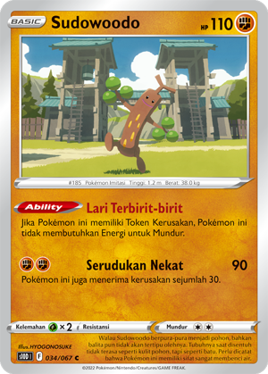 S10D #034 034 — Pengamat Waktu (Indonesian Pokémon TCG card)
