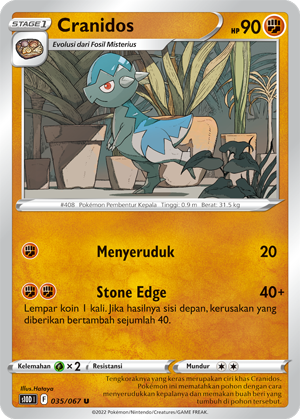 S10D #035 035 — Pengamat Waktu (Indonesian Pokémon TCG card)