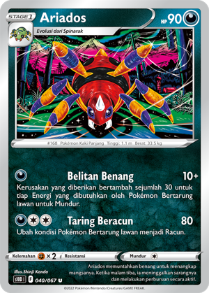 S10D #040 040 — Pengamat Waktu (Indonesian Pokémon TCG card)
