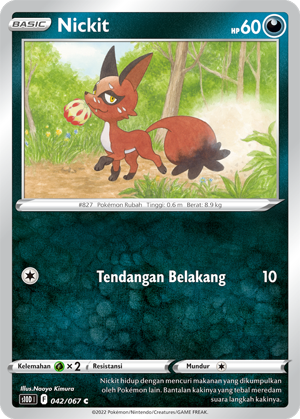 S10D #042 042 — Pengamat Waktu (Indonesian Pokémon TCG card)
