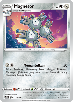 S10D #045 045 — Pengamat Waktu (Indonesian Pokémon TCG card)