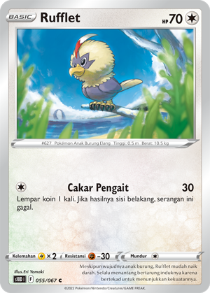S10D #055 055 — Pengamat Waktu (Indonesian Pokémon TCG card)