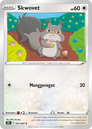 S10D #057 057 — Pengamat Waktu (Indonesian Pokémon TCG card)