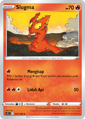 S11 #015 015 — Hantaman Triplet (Indonesian Pokémon TCG card)