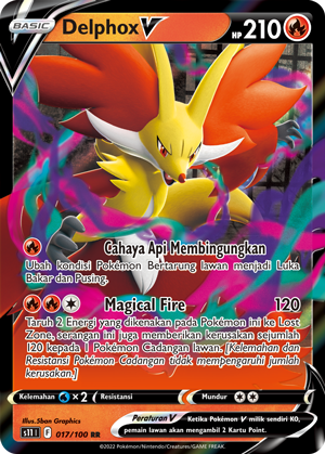 S11 #017 017 — Hantaman Triplet (Indonesian Pokémon TCG card)