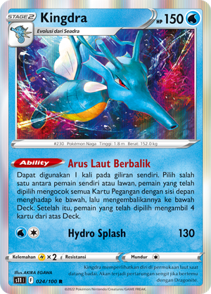S11 #024 024 — Hantaman Triplet (Indonesian Pokémon TCG card)