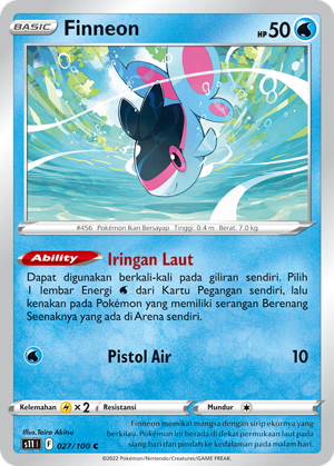 S11 #027 027 — Hantaman Triplet (Indonesian Pokémon TCG card)