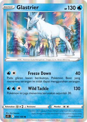 S11 #034 034 — Hantaman Triplet (Indonesian Pokémon TCG card)