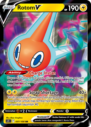 S11 #037 037 — Hantaman Triplet (Indonesian Pokémon TCG card)