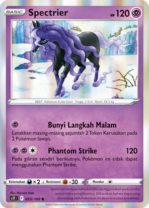S11 #055 055 — Hantaman Triplet (Indonesian Pokémon TCG card)